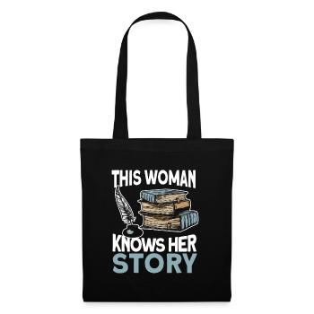 Writer Author - Tote Bag - black - Front