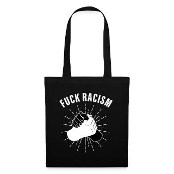 Lutte contre le racisme - Sac en tissu - noir - Devant