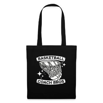 Basketballtrainer Basketball Trainer Coach - Stoffbeutel - Schwarz - Vorne