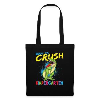 Ready To Crush Kindergarten Pre-K School T-Rex - Sac en tissu - noir - Devant