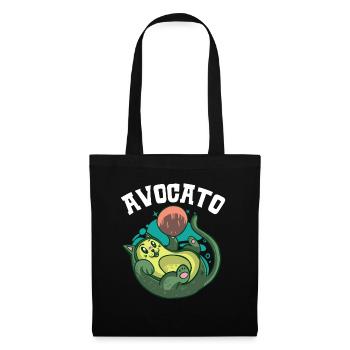 Avocato Avocado-Liebhaberin Guac Guacamole Keto Ka - Stoffbeutel - Schwarz - Vorne
