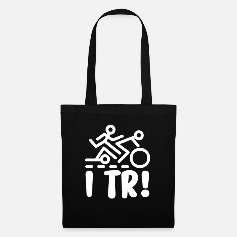 Triathlon - Stoffbeutel - Schwarz