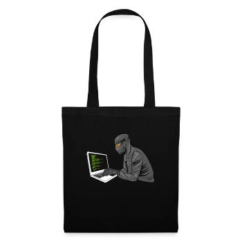 Programmierer Coder Software Entwickler - Stoffbeutel - Schwarz - Vorne
