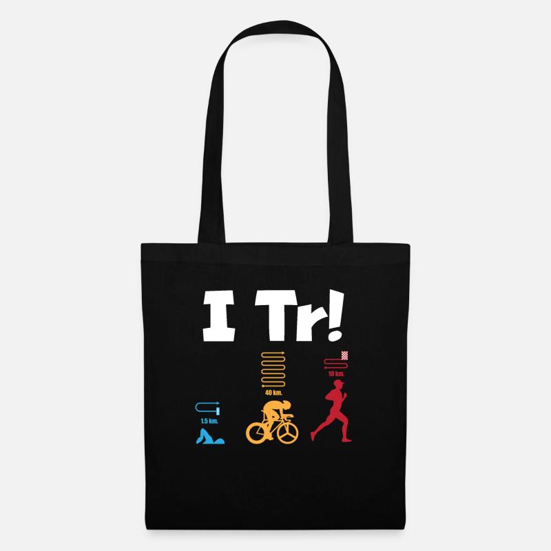 Triathlon - Stoffbeutel - Schwarz