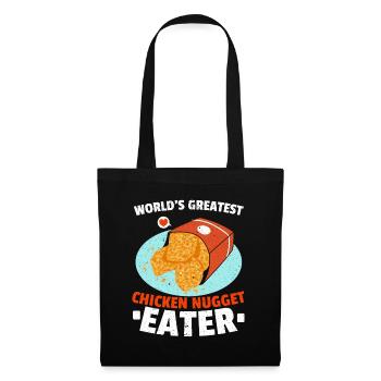 The World's Best Chicken Nugget Eater Nug Life - Tote Bag - black - Front