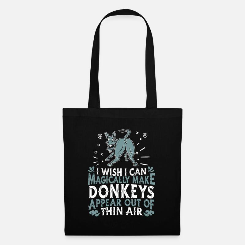 Donkey - Tote Bag - black