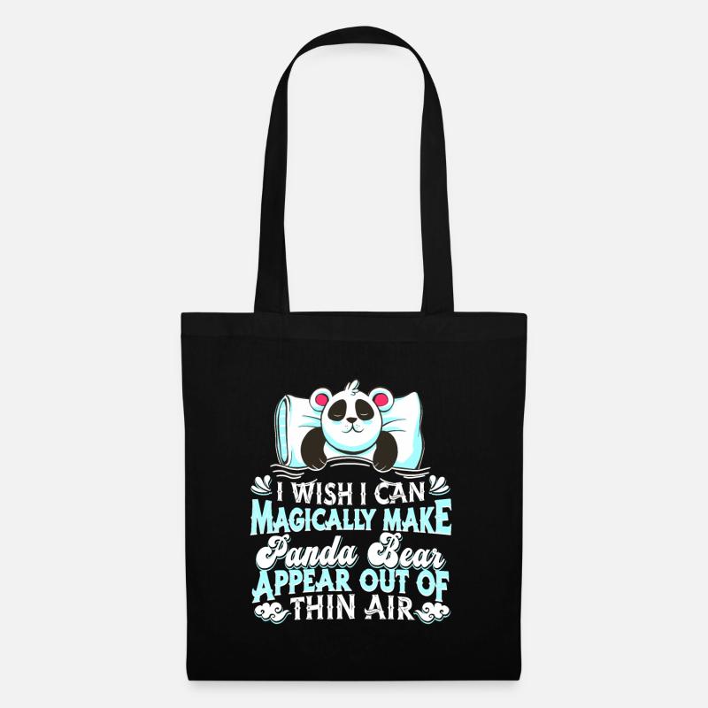Panda Panda Bear - Tote Bag - black