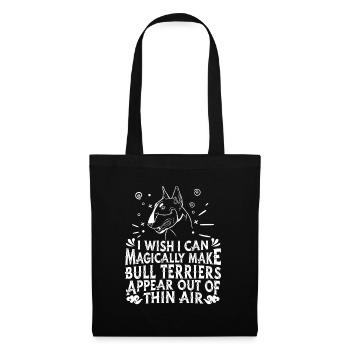 Bull Terrier Dog - Tote Bag - black - Front