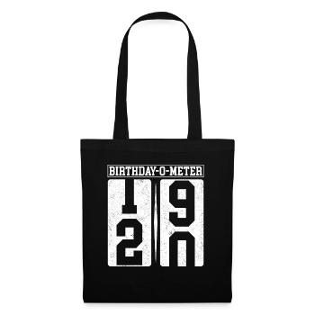 Birthday-O-Meter 20 Happy 20th Birthday Celebrant - Tote Bag - black - Front