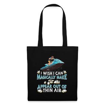 Jetski Jet Ski Snowmobile - Tote Bag - black - Front