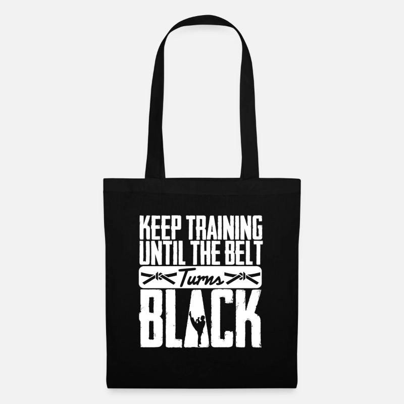 TKD Korean Martial Arts Tae Kwon - Stoffbeutel - Schwarz
