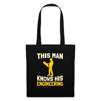 Engineer Master Technician Diploma - Tote Bag - black - Front