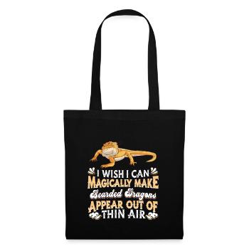 Bearded Dragon Lizard Reptile Gecko Lizard - Tote Bag - black - Front