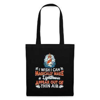 Phare - Sac en tissu - noir - Devant