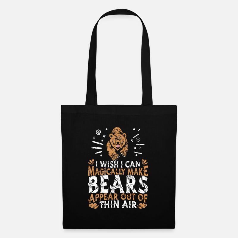 Grizzly Bear Brown Bear - Tote Bag - black