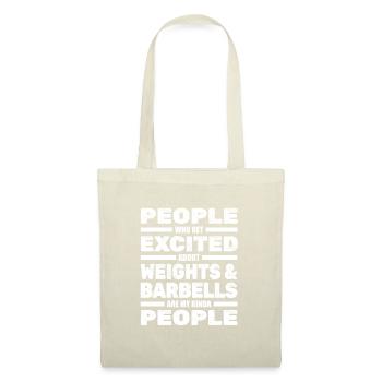 Power Triathlon Powerlifting Powerlifter - Sac en tissu - nature - Devant