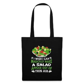 Salade - Sac en tissu - noir - Devant