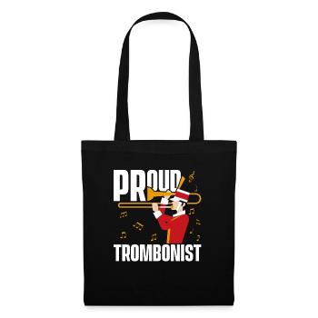 Posaune - Stoffbeutel - Schwarz - Vorne