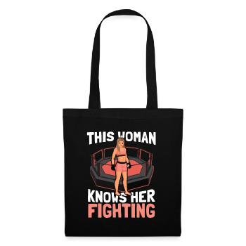 MMA Mixed Martial Arts - Stoffbeutel - Schwarz - Vorne