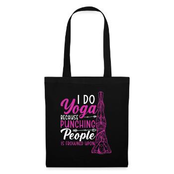 Yoga Lovers Meditation Fitness Exercise Meditate - Tote Bag - black - Front