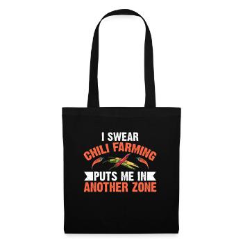 I Swear Chili Farming Puts Me - Tote Bag - black - Front
