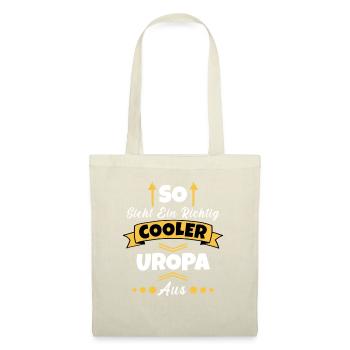 So Sieht Ein Richtig Cooler Uropa aus Großvater - Stoffbeutel - Natur - Vorne