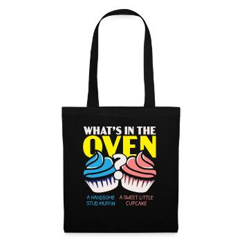 What's in the oven Muffin or Cupcake Baby-Ankün - Tote Bag - black - Front