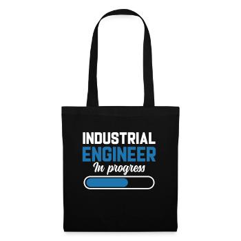 Industrial Engineer In Progress - Stoffbeutel - Schwarz - Vorne
