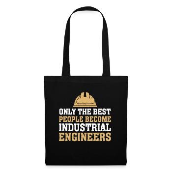 Seules les meilleures personnes deviennent ingénieurs - Sac en tissu - noir - Devant