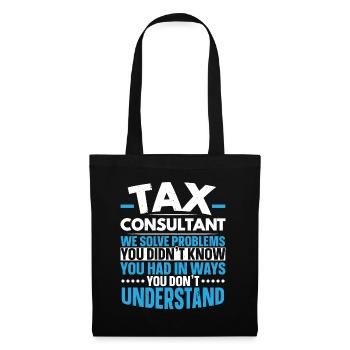 Tax Advisor CPA Auditor Tax Season W - Tote Bag - black - Front