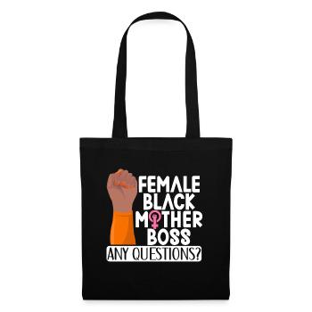 Feminist Womens Rights Female - Stoffbeutel - Schwarz - Vorne