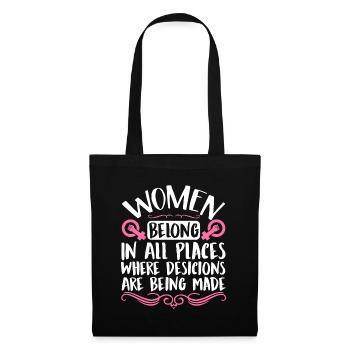 Feminist Womens Rights Female - Stoffbeutel - Schwarz - Vorne