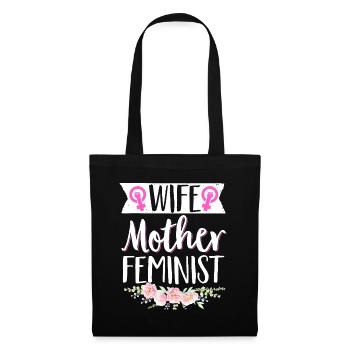Feminist Womens Rights Female - Stoffbeutel - Schwarz - Vorne