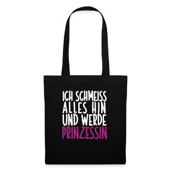 Sarkusmus Spruch Schwarzer Humor Lustiges Ironie - Stoffbeutel - Schwarz - Vorne