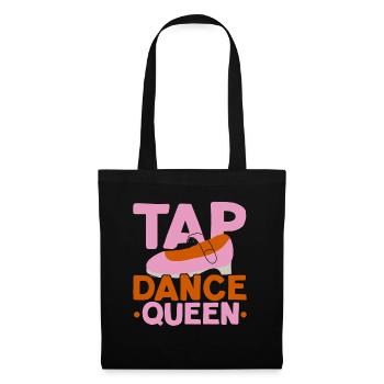 Claquettes Reine Professeur de claquettes Professeur de jazz - Sac en tissu - noir - Devant
