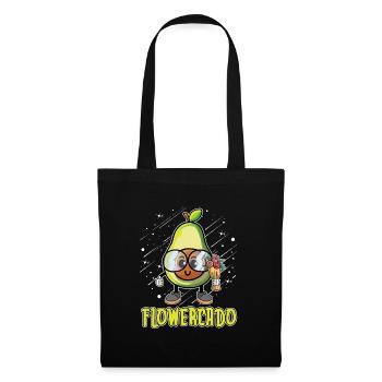 Fleurs Fleurs Fleurs Jardinier Fleuriste Fleuriste - Sac en tissu - noir - Devant