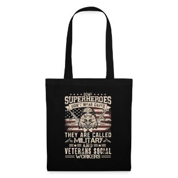 Some Superheroes Do Not Wear Capes - Tote Bag - black - Front