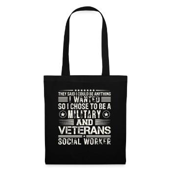 They Said I Could Be Anything I Wanted - Tote Bag - black - Front