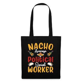 Nacho Travailleur social politique moyen - Sac en tissu - noir - Devant