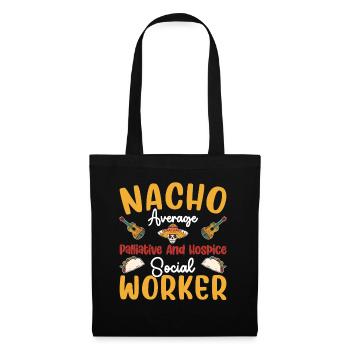 Nacho Travailleur moyen en soins palliatifs - Sac en tissu - noir - Devant