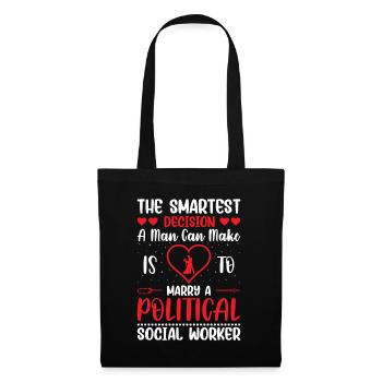 The Smartest Decision A Man Can Make - Tote Bag - black - Front