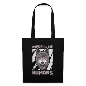 Wolf - Tote Bag - black - Front
