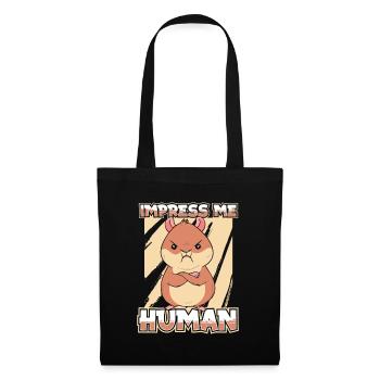 Hamster - Stoffbeutel - Schwarz - Vorne