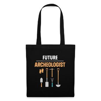 Future Archeologist Archaeology Job Profession - Stoffbeutel - Schwarz - Vorne
