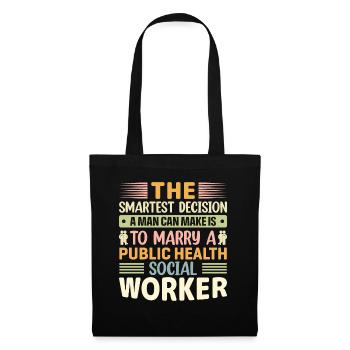 The Smartest Decision A Man Can Make - Tote Bag - black - Front