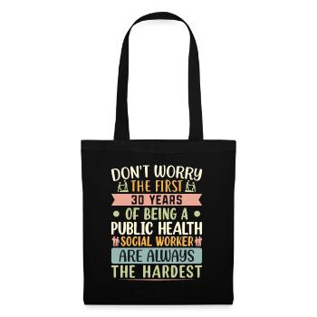 Being A Public Health Social Worker - Tote Bag - black - Front