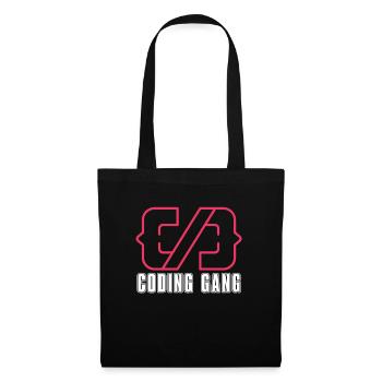 Programmeur Coder Développeur de logiciels - Sac en tissu - noir - Devant