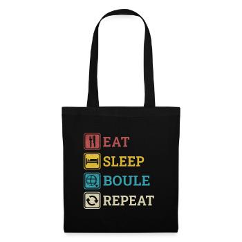 Boule sayings for boules players in the club Boccia - Tote Bag - black - Front