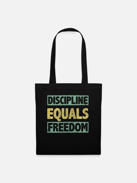 Motivate Inspire Encouragement Positivity Slogan - Stoffbeutel - Schwarz
