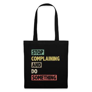 Motivate Inspire Encouragement Positivity Slogan - Tote Bag - black - Front